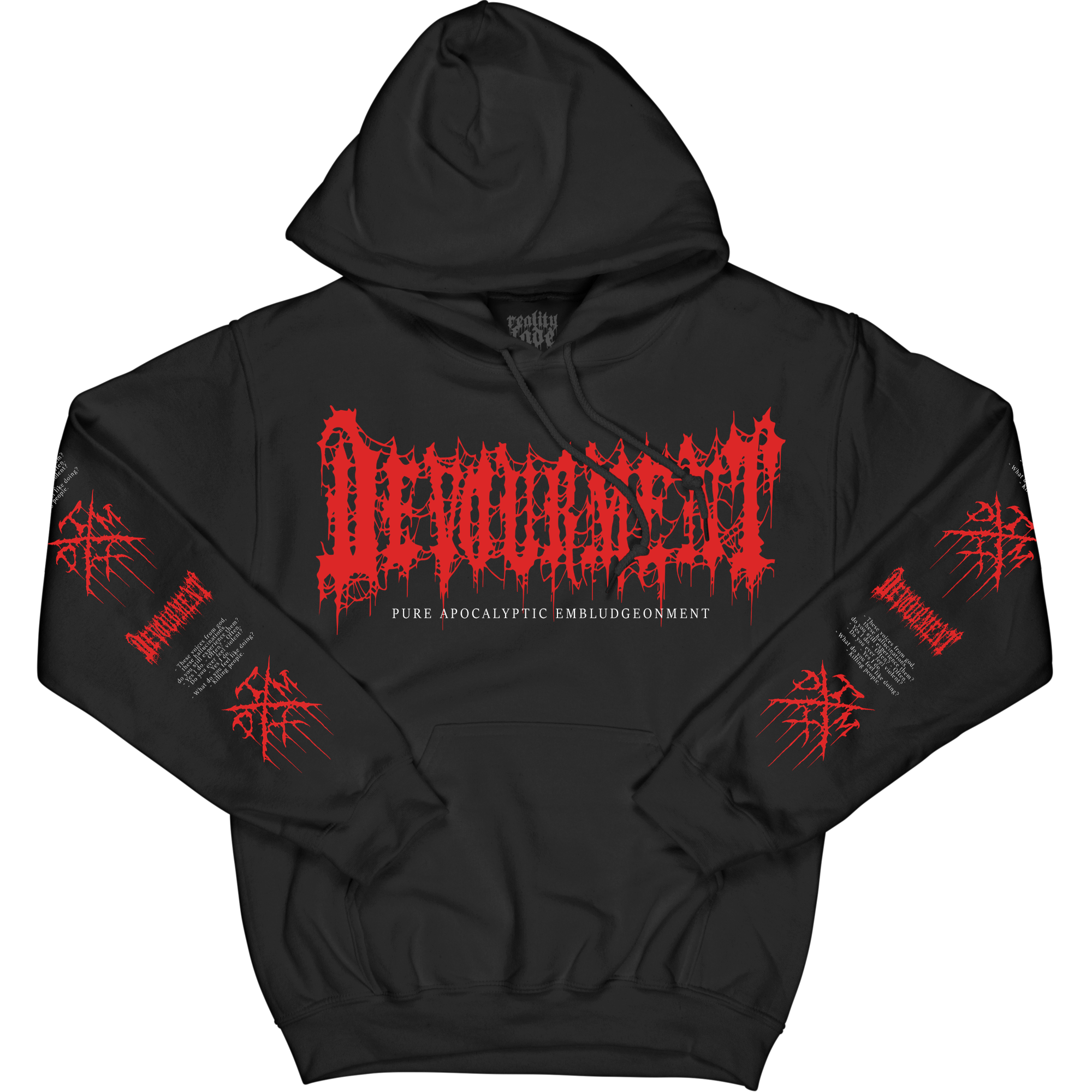 Devourment 'Pure Apocalyptic Embludgeonment' Hoodie | PRE-ORDER ...