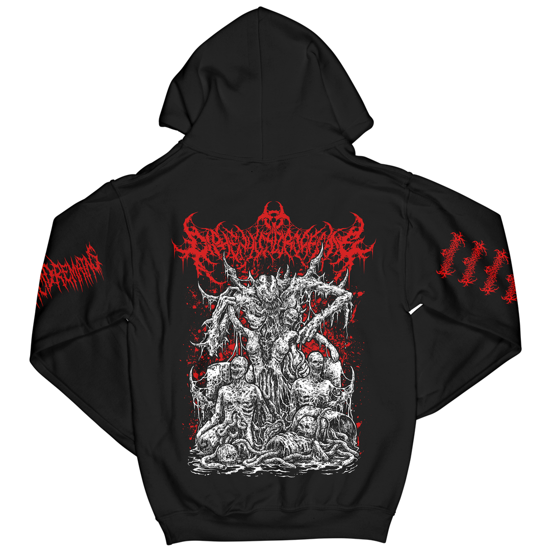 Diphenylchloroarsine 'Ferociously Feasting on Rancid Remains' Hoodie