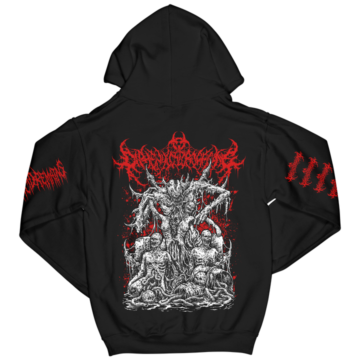 Diphenylchloroarsine 'Ferociously Feasting on Rancid Remains' Hoodie