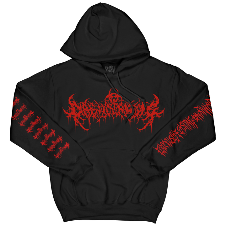 Diphenylchloroarsine 'Ferociously Feasting on Rancid Remains' Hoodie