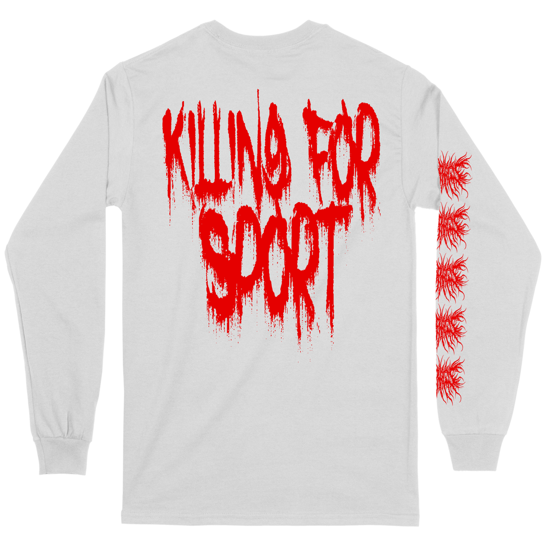 Esophagus 'Killing For Sport' White Long Sleeve