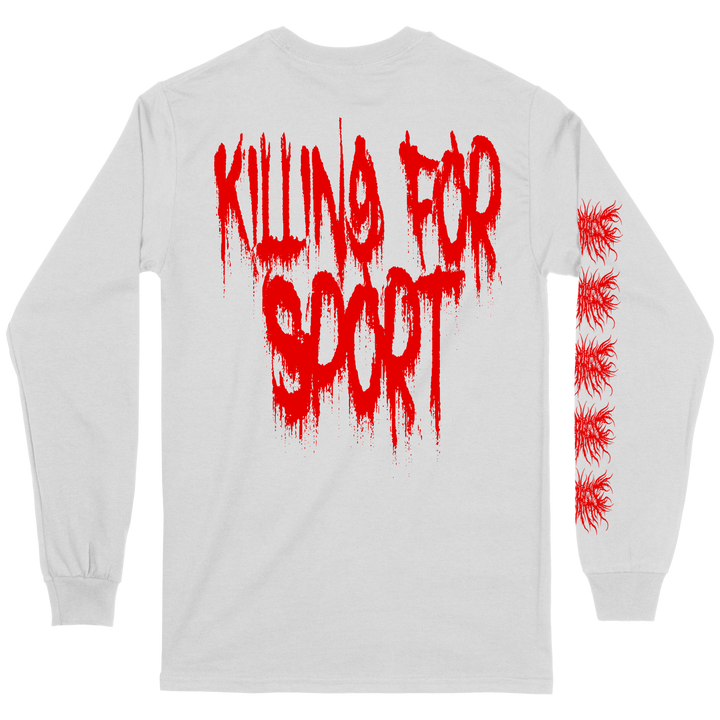 Esophagus 'Killing For Sport' White Long Sleeve