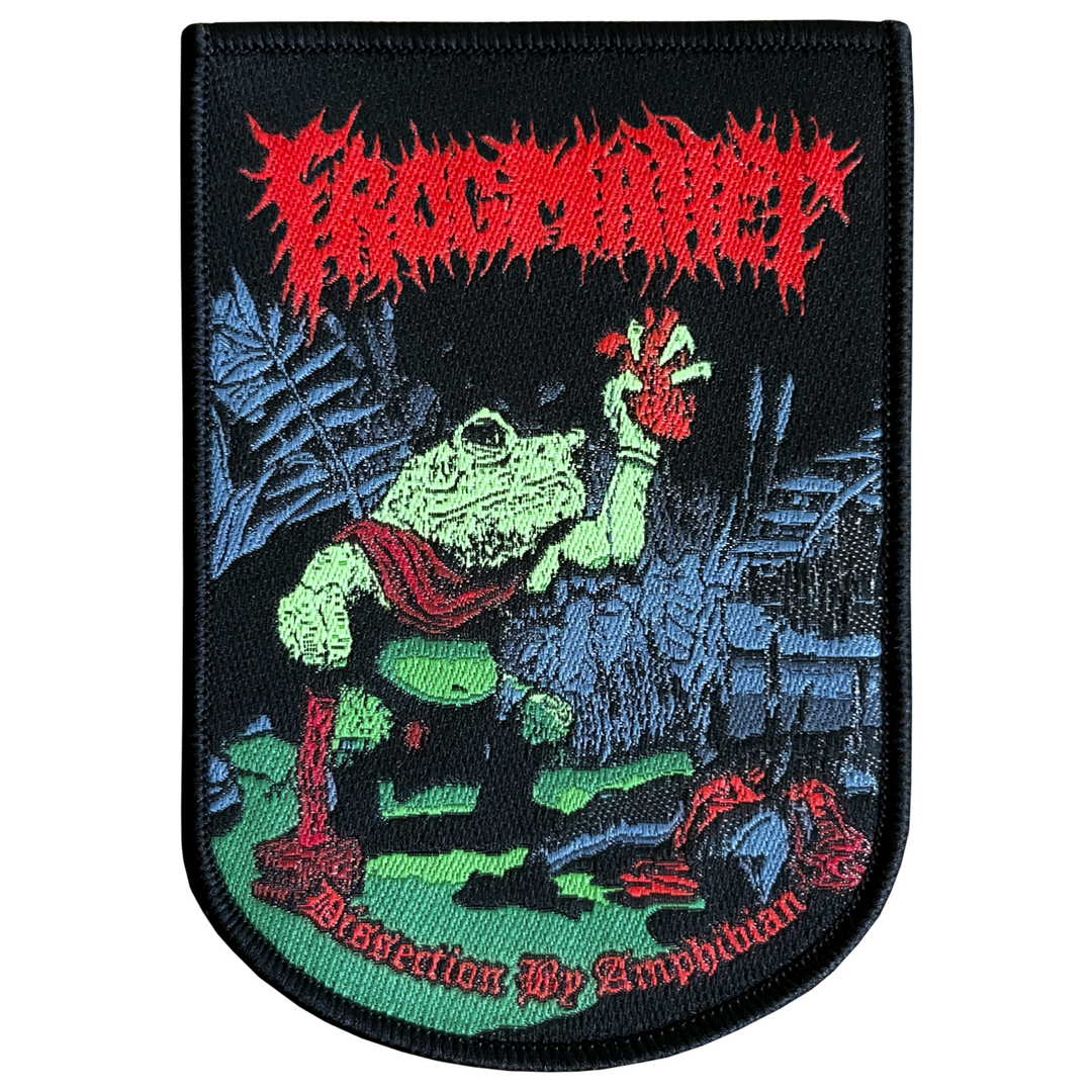 Frog Mallet 'Dissection By Amphibian' Patch