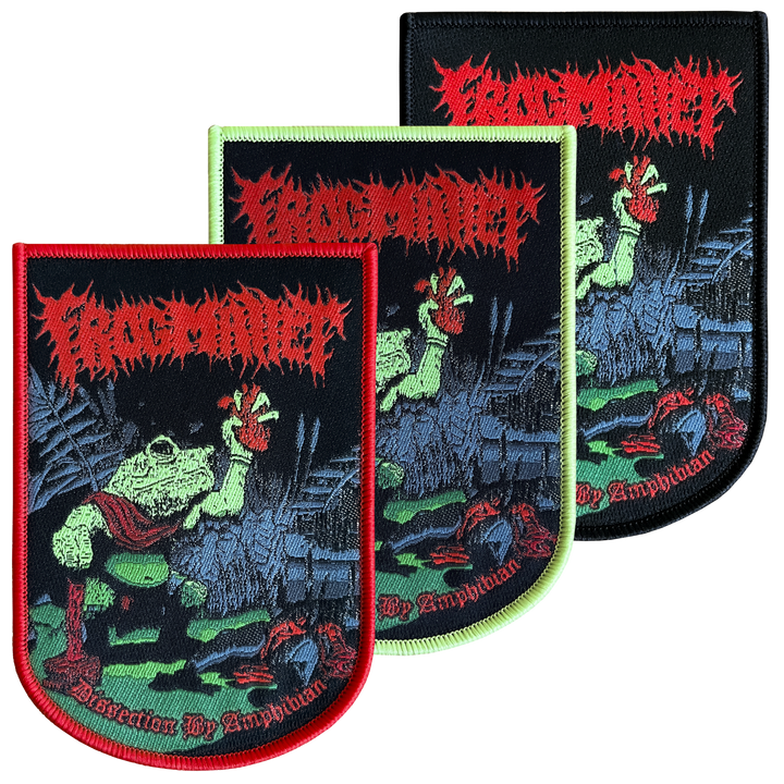 Frog Mallet 'Dissection By Amphibian' Patch