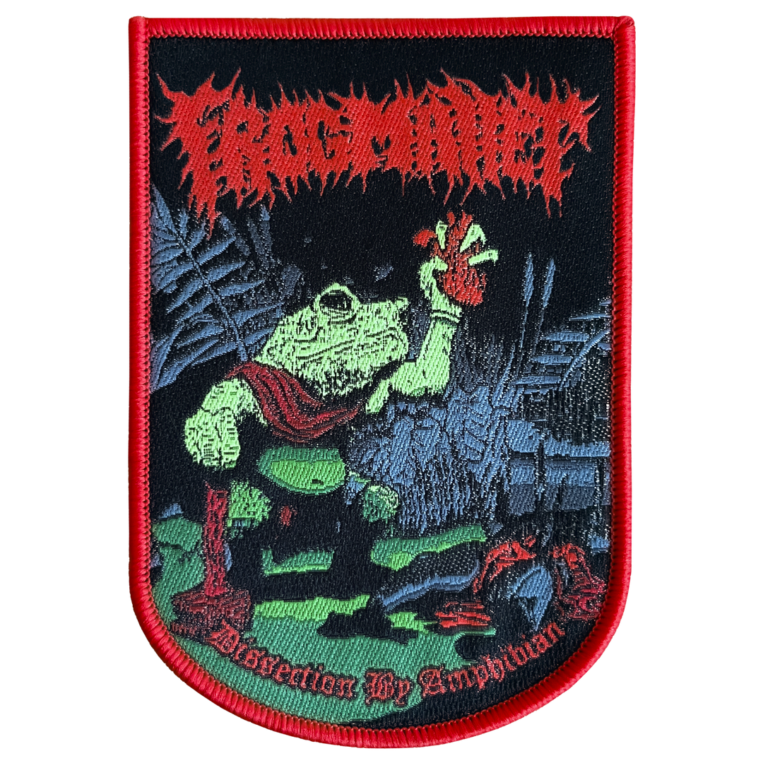 Frog Mallet 'Dissection By Amphibian' Patch