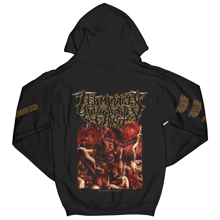 Terminally Your Aborted Ghost 'Slowly Peeling The Flesh From The Inside Of A Folded Hand' Hoodie